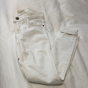 Current/Elliott Women's White Skinny Jeans